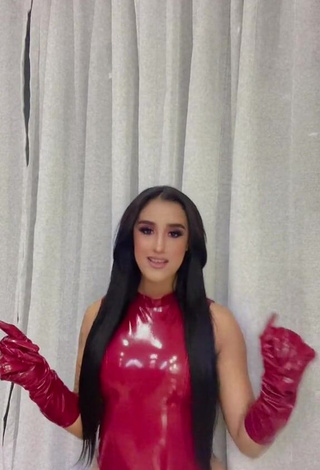 6. Hottest Jenny Camacho in Red Bodysuit
