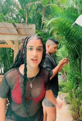 3. Hottest Jenny Camacho Shows Cleavage in Black Dress