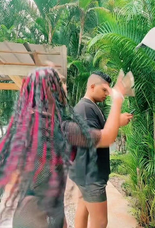 5. Hottest Jenny Camacho Shows Cleavage in Black Dress