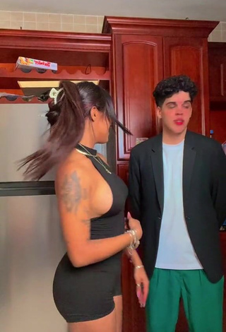 Hot Jenny Camacho in Black Overall