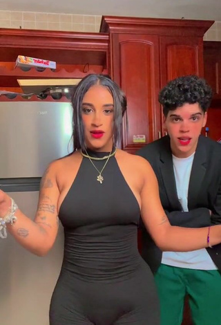 3. Hot Jenny Camacho in Black Overall