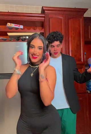 6. Hot Jenny Camacho in Black Overall