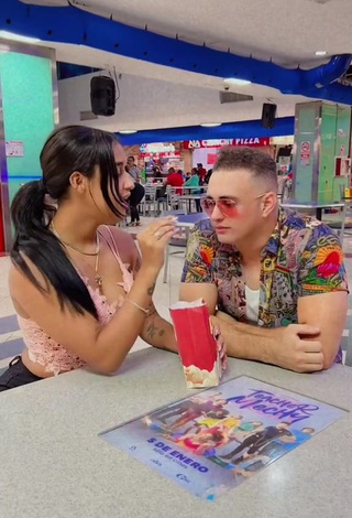 Hottie Jenny Camacho Shows Cleavage in Crop Top