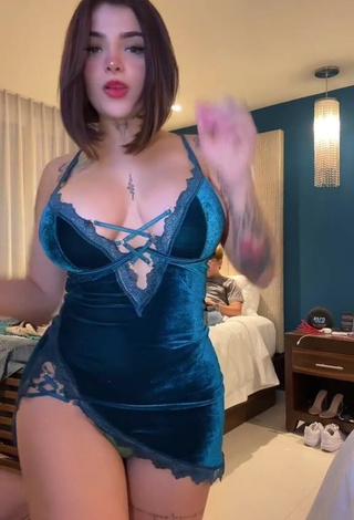 5. Karely Ruiz Shows Cleavage in Sexy Dress