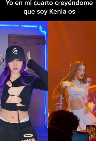 3. Mariana Ayala Looks Elegant in Black Crop Top