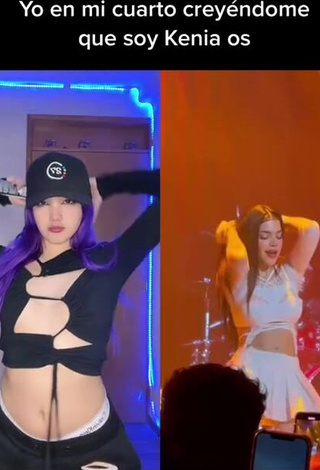 4. Mariana Ayala Looks Elegant in Black Crop Top