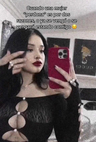 Marlene Santana is Showing Cute Cleavage