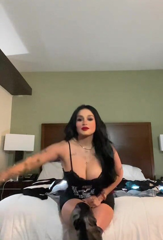 2. Beautiful Marlene Santana Shows Cleavage in Sexy Dress