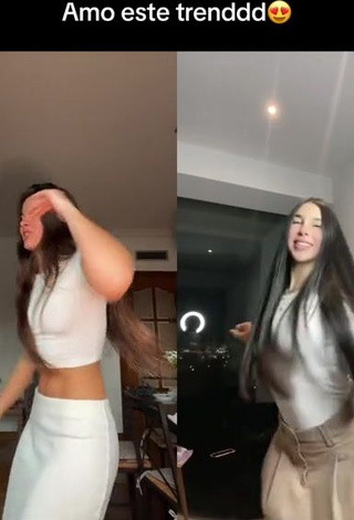 4. Breathtaking Mar Lucas Vilar in White Crop Top