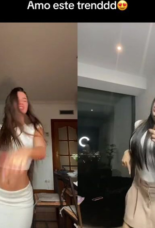 6. Breathtaking Mar Lucas Vilar in White Crop Top