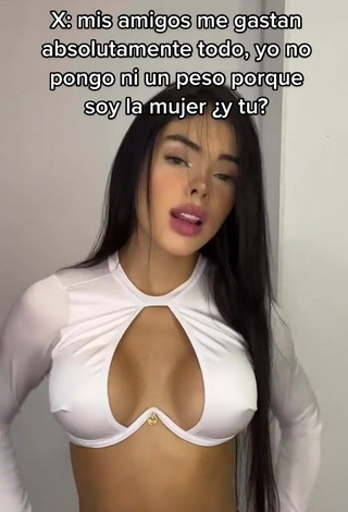 4. priv_mav Looks Beautiful in White Crop Top