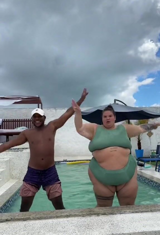 5. Cute Thais Carla in Swimsuit at the Swimming Pool