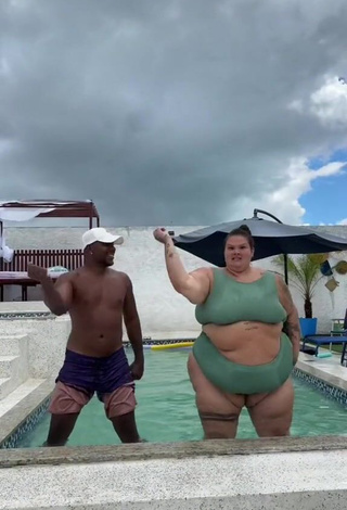 6. Cute Thais Carla in Swimsuit at the Swimming Pool