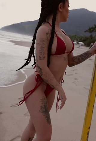 3. Really Cute Mirella xbadmix Shows Nipples at the Beach