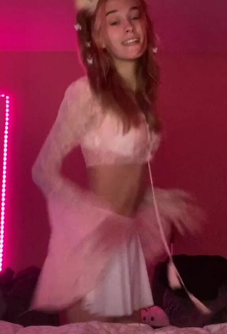 5. Sexy Sabrina Jacob in Pink Crop Top