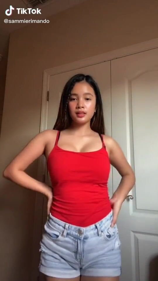 Sammy Rimando Sexy Sammie Rimando in Red Top | sexyfilter.com