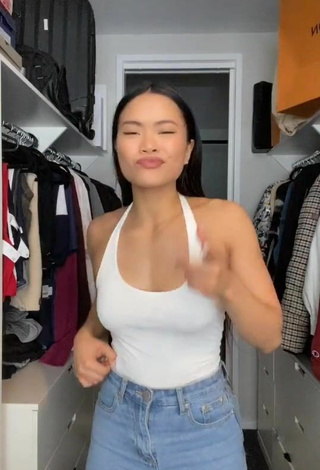 Sexy Sarah Magusara in White Top