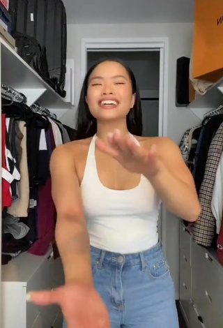 3. Sexy Sarah Magusara in White Top