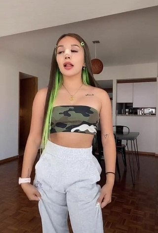 1. Sexy Scarday in Camouflage Tube Top