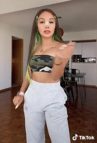 3. Sexy Scarday in Camouflage Tube Top