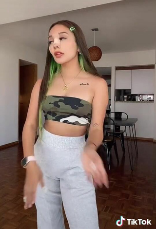 5. Sexy Scarday in Camouflage Tube Top
