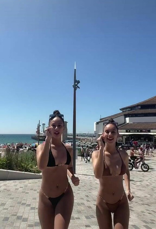 2. Sexy Nel.Twinnys in Bikini at the Beach