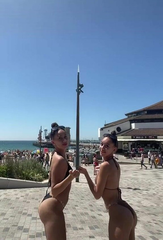 4. Sexy Nel.Twinnys in Bikini at the Beach