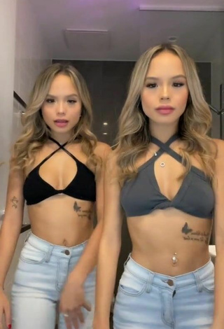 2. Hottie Carly & Christy Connell in Crop Top