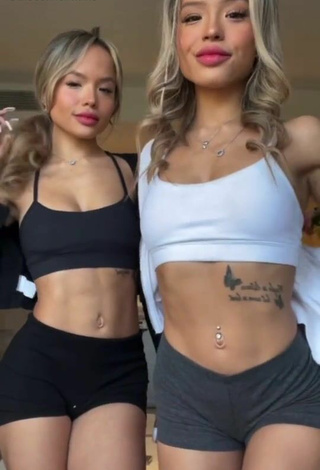 Cute Carly & Christy Connell in Crop Top