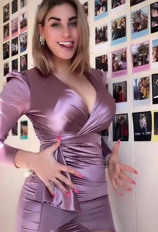 5. Sexy Virginia Montemaggi in Pink Dress