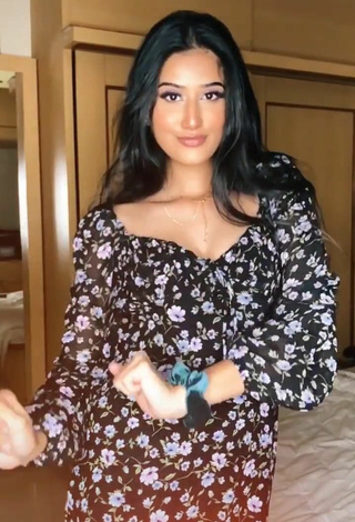 Sexy Shweta Bhintade in Floral Dress