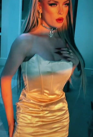 3. Sexy Emma Norton in Silk Dress