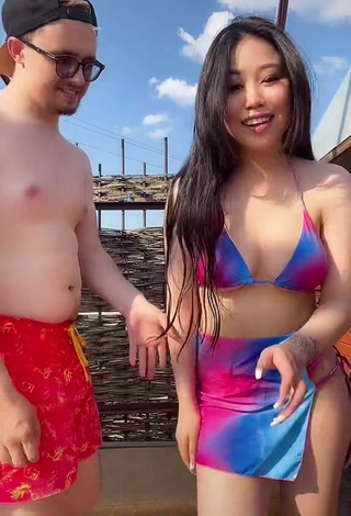 Sexy Ayushieva Erzhena Shows Butt