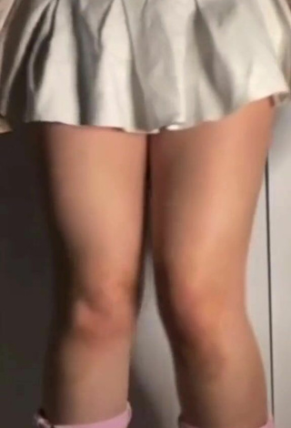 4. Sexy Sonia Mayu in White Skirt