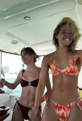 4. Erotic Olivia Ponton in Bikini on a Boat