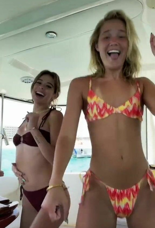 5. Erotic Olivia Ponton in Bikini on a Boat