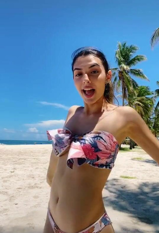 3. Amazing Isabela Delgado Urreta in Hot Bikini at the Beach