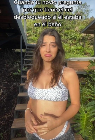 3. Sexy Isabela Delgado Urreta in Leopard Bikini