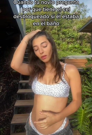 5. Sexy Isabela Delgado Urreta in Leopard Bikini