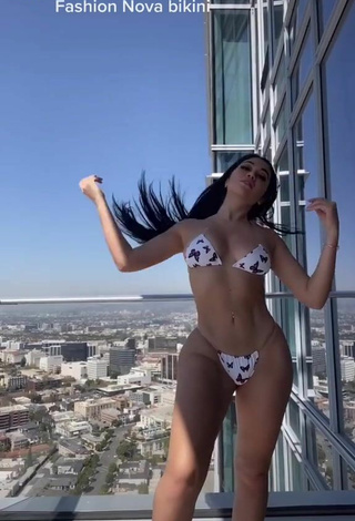 1. Cute Jailyne Ojeda Ochoa in Bikini on the Balcony