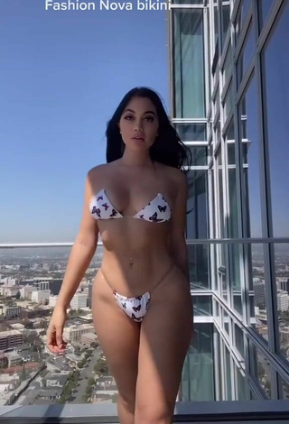 5. Cute Jailyne Ojeda Ochoa in Bikini on the Balcony