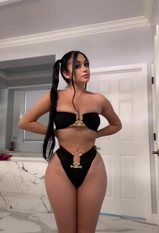 Sexy Jailyne Ojeda Ochoa in Black Bikini