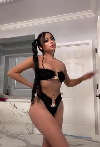 2. Sexy Jailyne Ojeda Ochoa in Black Bikini