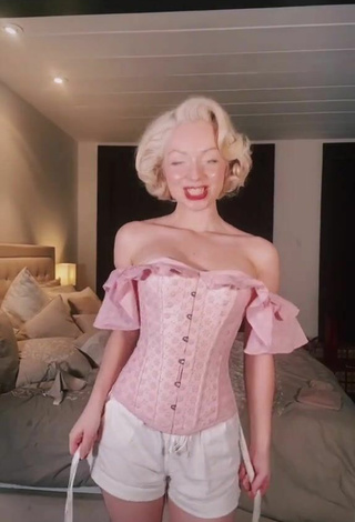 2. Hot Jasmine Chiswell in Pink Corset