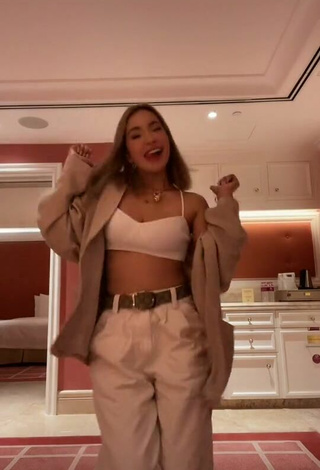 2. Sexy Jelai Andres in White Crop Top