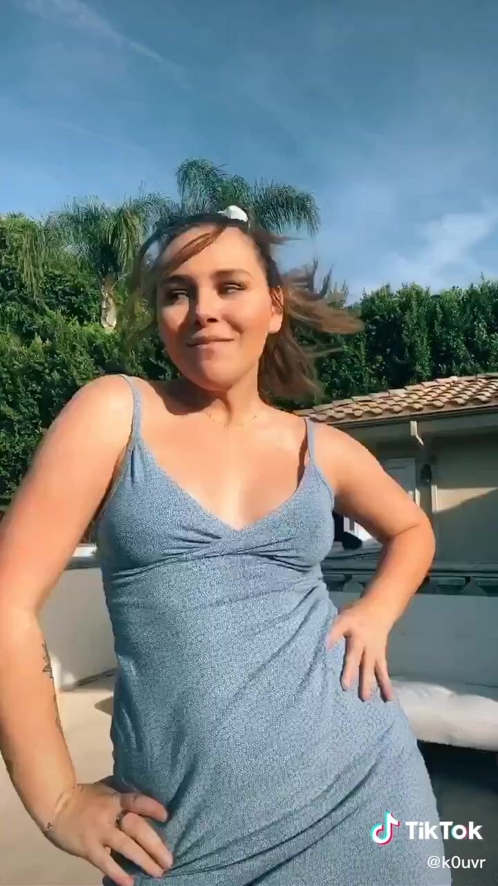 Sexy Kouvr Annon in Grey Dress sexyfilter