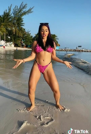 Hot Karla Bustillos in Bikini at the Beach
