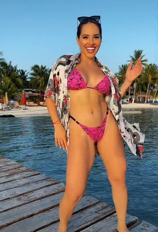 Sexy Karla Bustillos in Bikini at the Beach