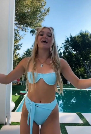3. Magnificent Katie Sigmond in Blue Bikini at the Pool