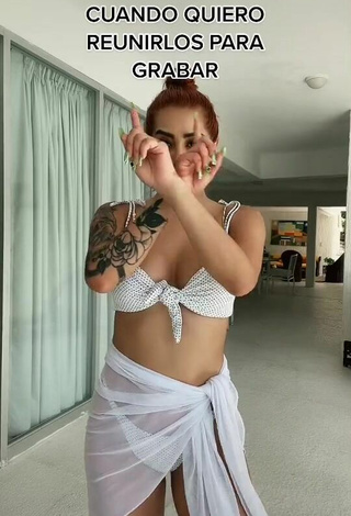 Sexy Kim Shantal in White Bikini
